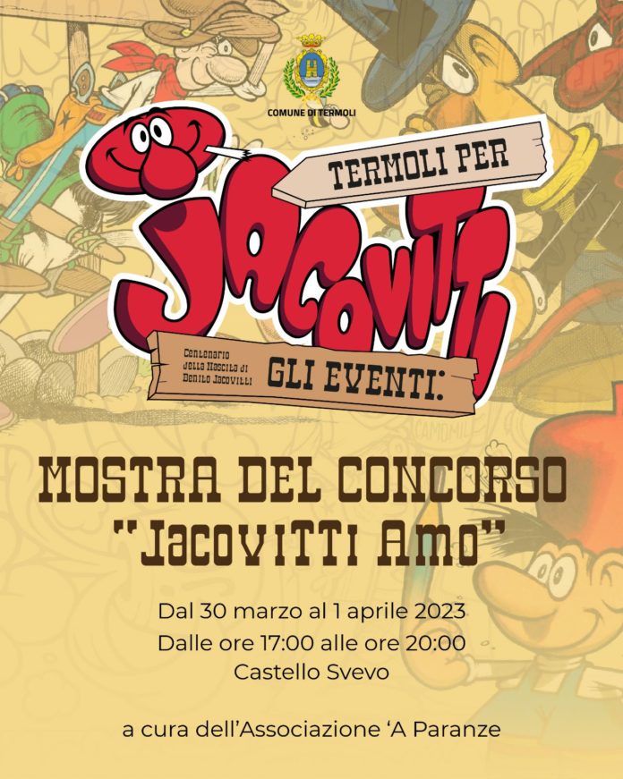 La mostra concorso “Jacovitti Amo” dal 30 marzo al 1° aprile al Castello Svevo: l’esposizione degli elaborati delle scuole elementari