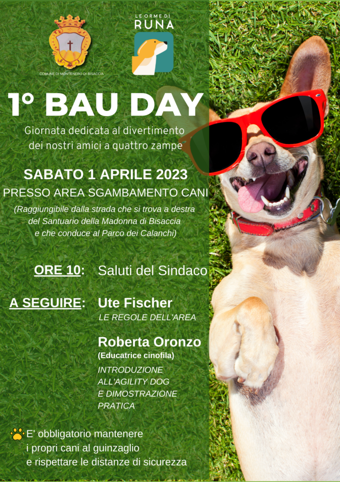 A Montenero di Bisaccia al via al primo “Bau Day” , una giornata dedicata ai nostri amici a quattro zampe