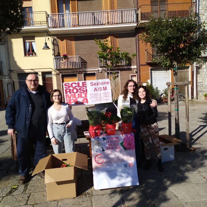 Sclerosi multipla, larga partecipazione per “Bentornata gardensia”. Donatelli: un grazie a tutti i volontari del territorio trignino