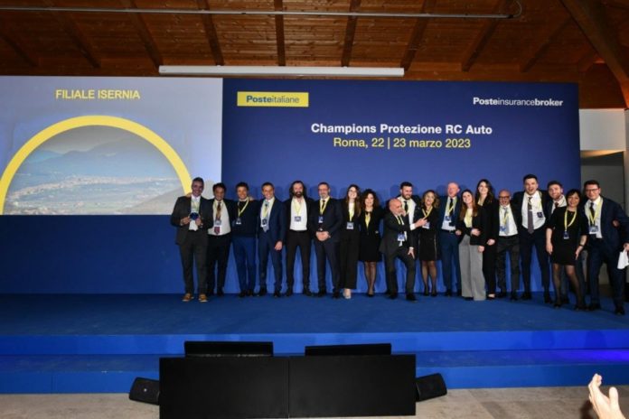Poste Italiane, filiale provinciale di Isernia premiata a Roma
