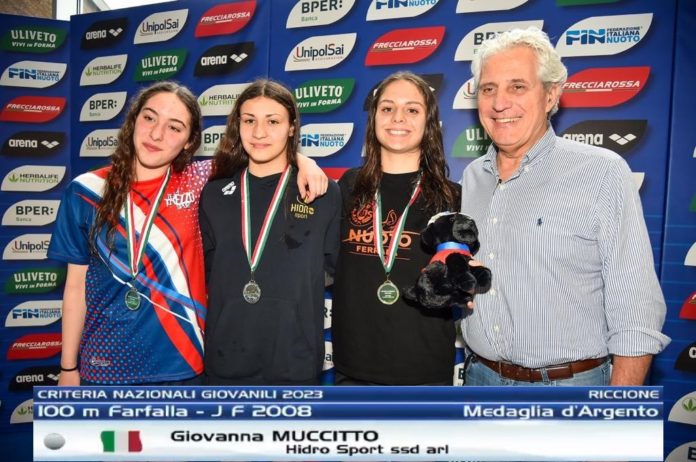 Criteria nazionali giovanili 2023, Hidro Sport: bis d’argento per Muccitto