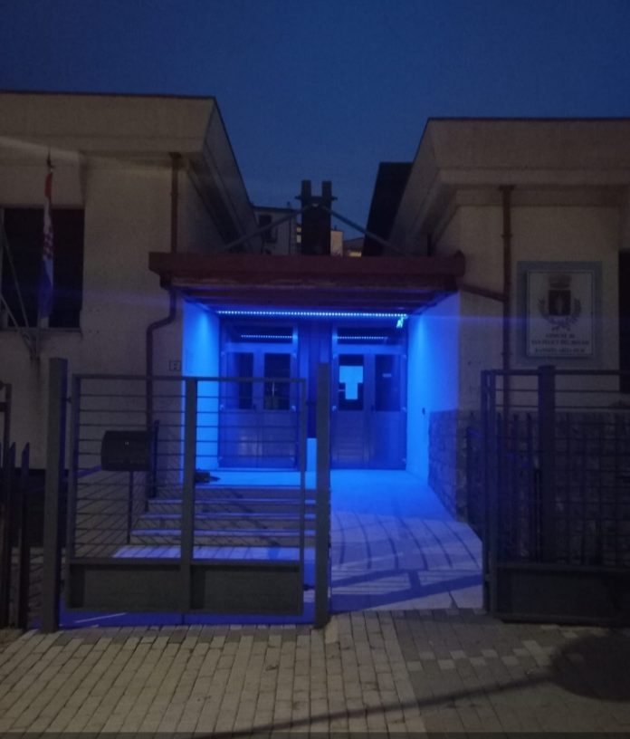 Autismo, il Comune di San Felice del Molise si illumina di blu