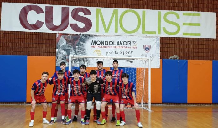 Calcio a 5, Cln Cus Molise, si ferma al primo turno playoff il cammino dell’under 19. La Tombesi vince ai supplementari