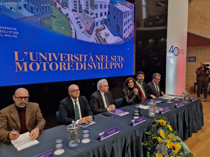 Università: il ministro Bernini all’Unimol per l’incontro con i rettori del sud: “Grata a Brunese per questa opportunità”
