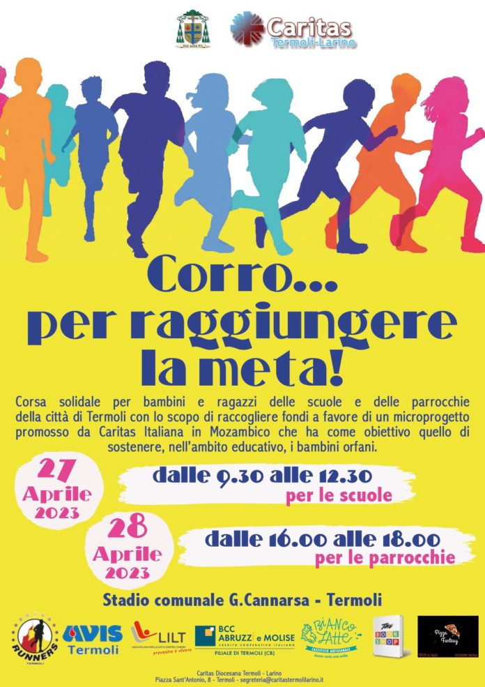 “Corro per raggiungere la meta”, gara solidale per riflettere sulla mondialità e sostenere un progetto educativo dedicato ai bambini orfani in Mozambico