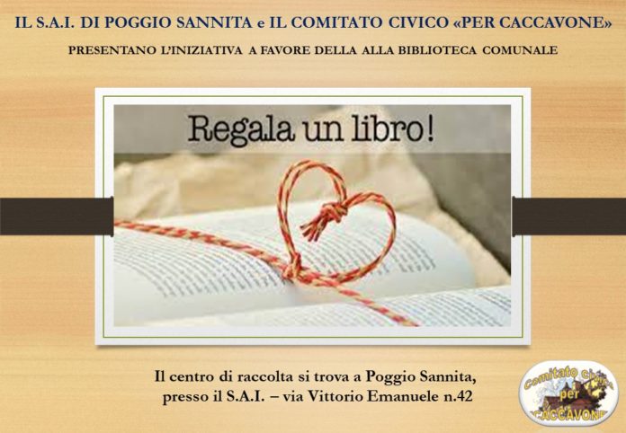 “Regala un libro”, l’iniziativa a Poggio Sannita