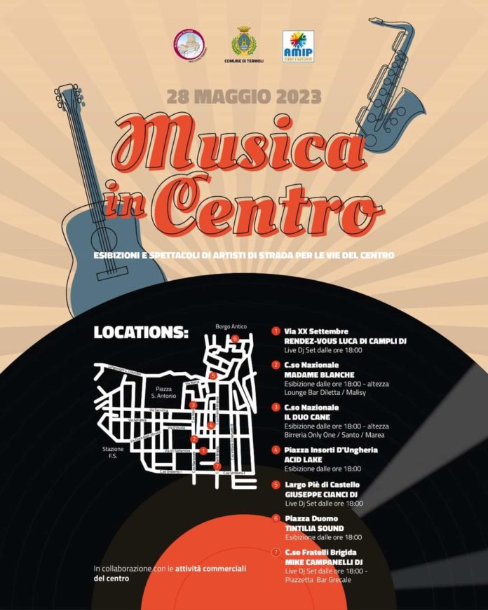 Domenica a Termoli la manifestazione “Musica in Centro”