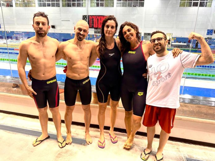 H2O Sport, buon esordio per i master in vasca lunga. A San Marino medaglie e applausi