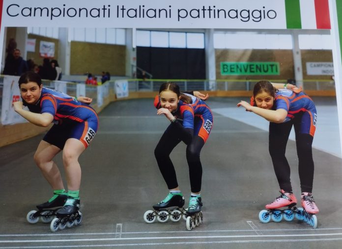 Pattinaggio, Campionati Italiani di pattinaggio corsa su strada in gara le atlete del Centro Pattinaggio Campobasso