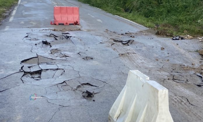 Frana sulla provinciale tra Agnone e Capracotta: tratto chiuso al traffico