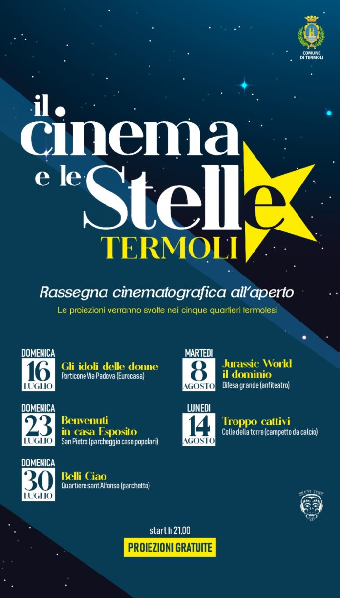 Il cinema sotto le stelle, rassegna al via a Termoli