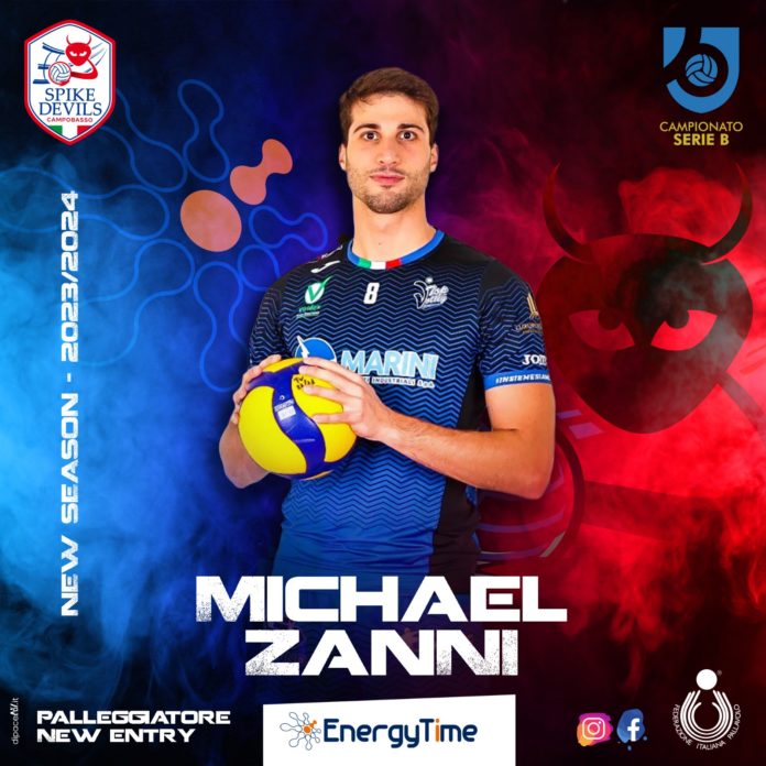 Volley, EnergyTime Spike Devils, per la regia un alzatore di Superlega: da Cisterna firma Michael Zanni