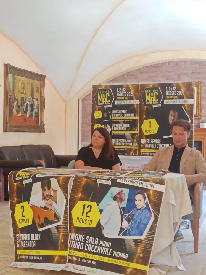 Senese, Block e Caccavale all’Oratino Mac, presentato il cartellone di agosto 2023