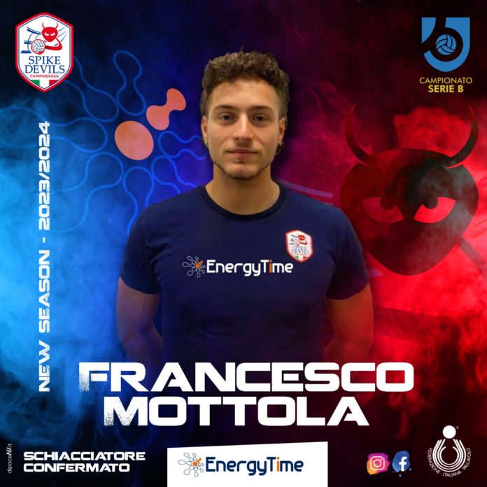 Volley, Serie B, EnergyTime Spike Devils, Mottola completa l’organico: per i rossoblù l’opportunità di contare su tante opzioni