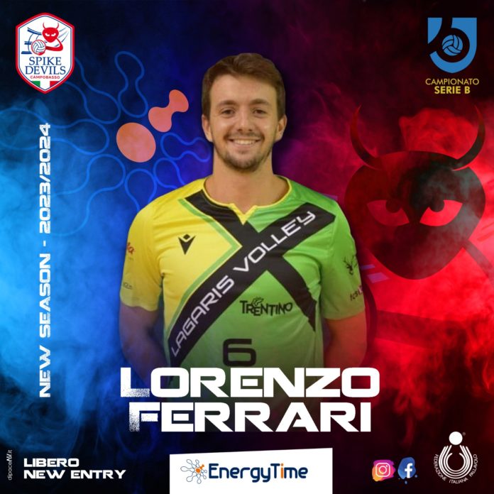 Volley, Serie B, EnergyTime Spike Devils, Ferrari sesta new entry in organico: dal Trentino un ulteriore libero per il team rossoblù