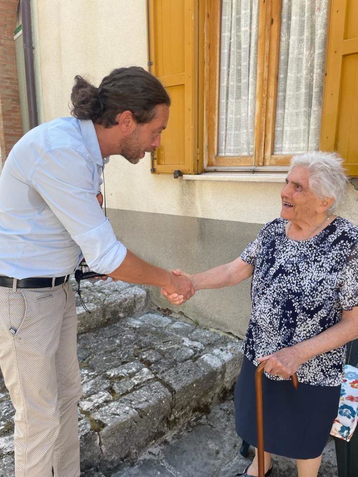 Nella Dell’Armi ha compiuto 100 anni, gli auguri del sindaco di Salcito Giovanni Galli