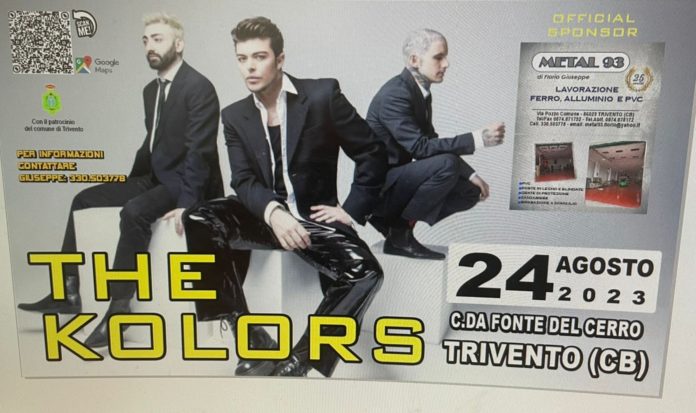 Tutto pronto per l’atteso concerto dei “The Kolors” in contrada Fonte del Cerro a Trivento