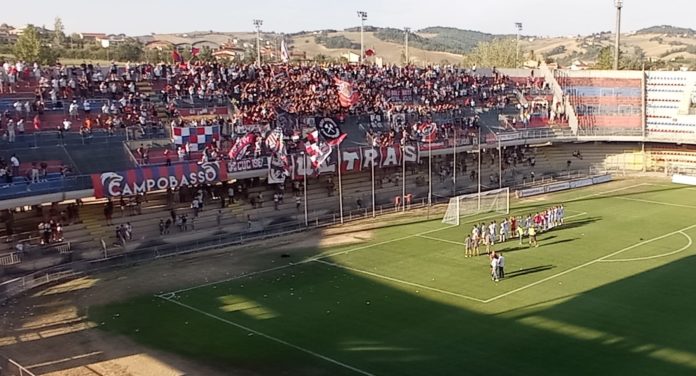 Calcio, Coppa Italia Serie D: Campobasso – Termoli 2-1, i rossoblu passano il turno.
