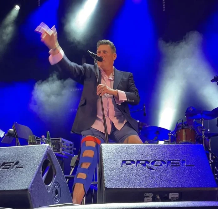 Infortunio prima del concerto, annullato lo show di Tony Hadley a Campitello Matese