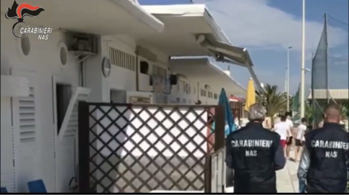 Controlli dei NAS negli stabilimenti balneari: in Molise fatte 29 ispezioni e accertate 7 infrazioni