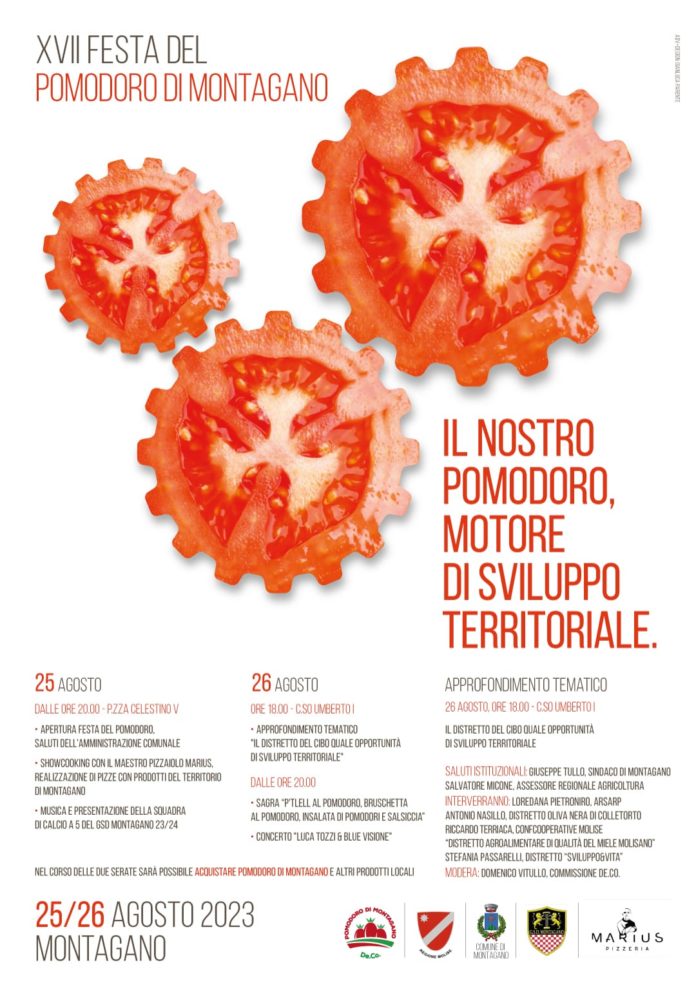 A Montagano la festa del pomodoro: due giorni di eventi e degustazioni