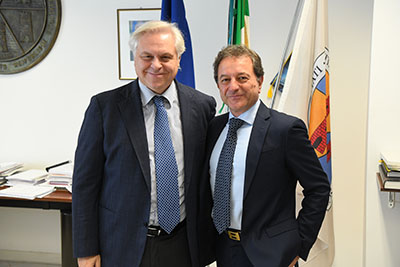 Incontro Brunese-Di Santo, si rafforza la collaborazione tra Università e Asrem