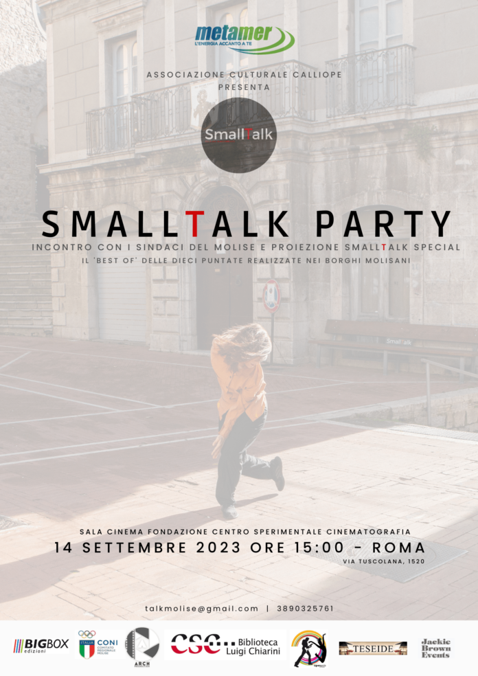 Trenta sindaci molisani in bus a Roma: giovedì 14 settembre c’è lo SmallTalk Party