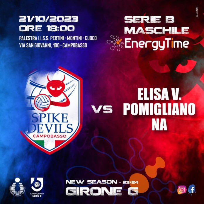 Volley, Serie B, EnergyTime Spike Devils alla ricerca del tris: per i rossoblù è sfida al Pomigliano della dinastia Libraro