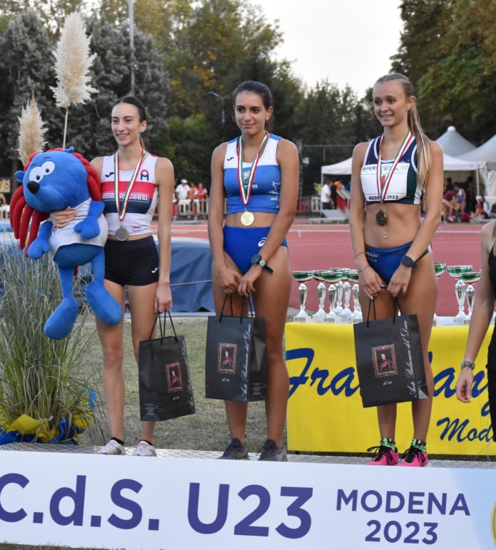 Atletica, Daria Tucci d’argento nelle siepi ai tricolori di società under 23 a Modena