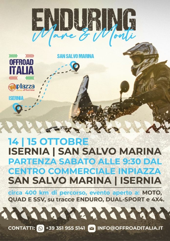 Isernia, Centro in Piazza ospita il motorally MareMonti il 14 e 15 ottobre