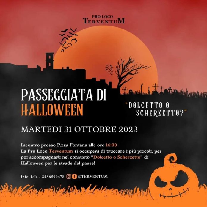 Trivento, la Pro loco “Terventum” organizza la passeggiata di Halloween