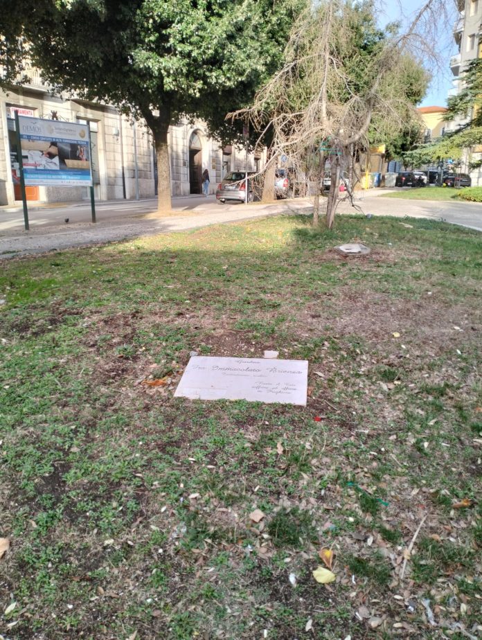 Campobasso: intitolazione a Fra Immacolato Brienza, Colagiovanni chiede la rimozione della targa commemorativa