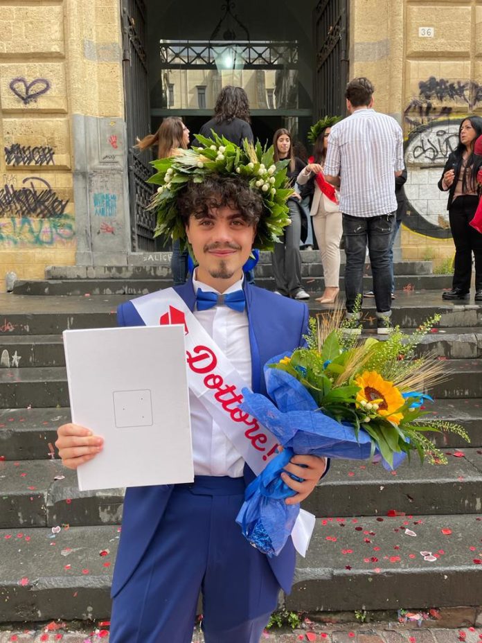Laurea con lode all’Accademia delle belle arti di Napoli per Nicola Carosella