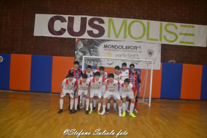 Calcio a 5, il Cln Cus Molise conquista il derby under 19. Sporting battuto in rimonta