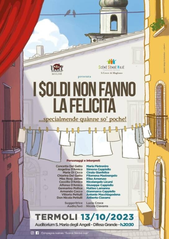 Termoli, quasi tutto esaurito per lo spettacolo teatrale “Sceme sembe nuje”