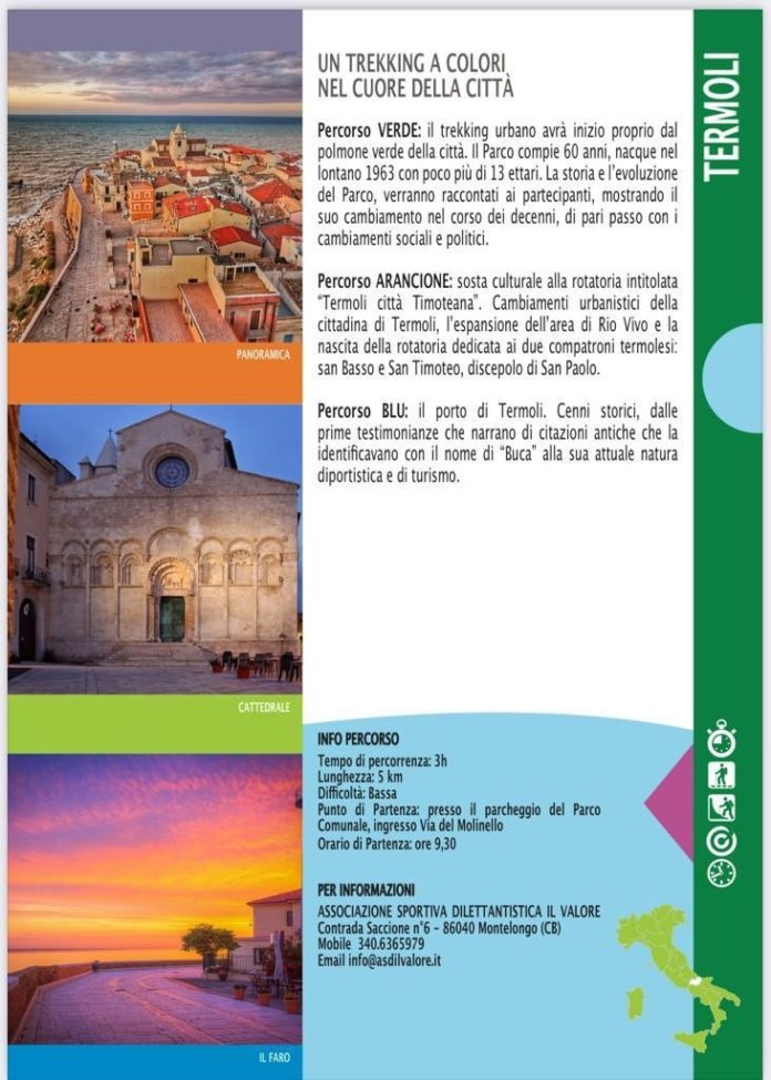 Termoli, un trekking a colori nel cuore della città