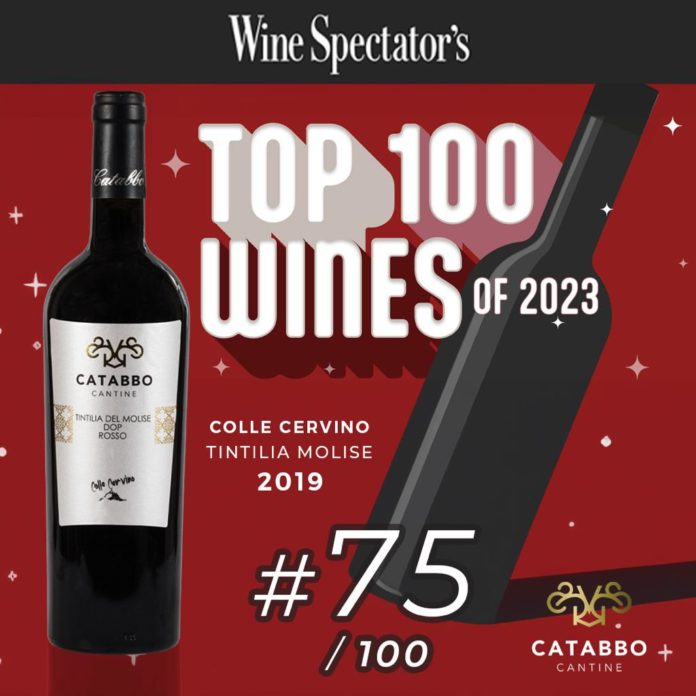 La Tintilia del Molise nella lista dei 100 migliori vini al mondo