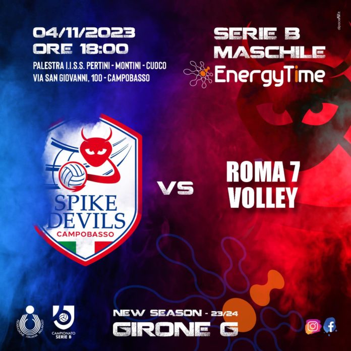 Volley, Serie B, EnergyTime Spike Devils, nuovo snodo stagionale: i campobassani ricevono la visita del Roma 7