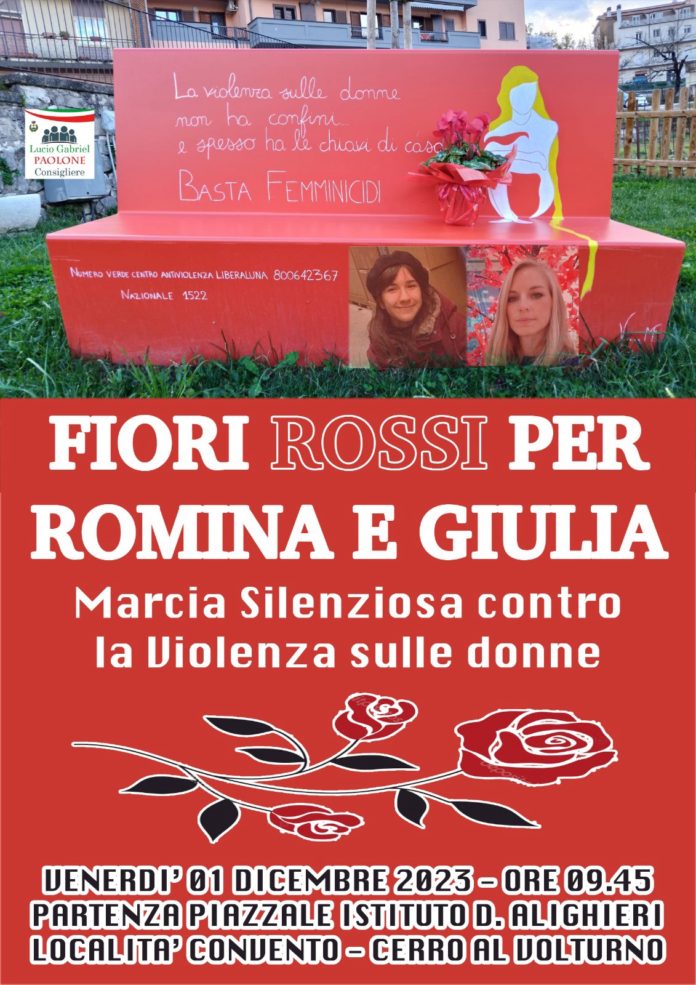 A Cerro fiori rossi per Romina e Giulia