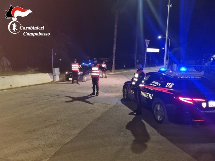 Controlli dei Carabinieri in Basso Molise