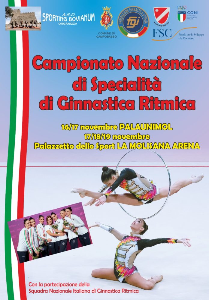 Ginnastica Ritmica, Campionati gold in Molise. Quattro giorni per scrivere la storia della disciplina