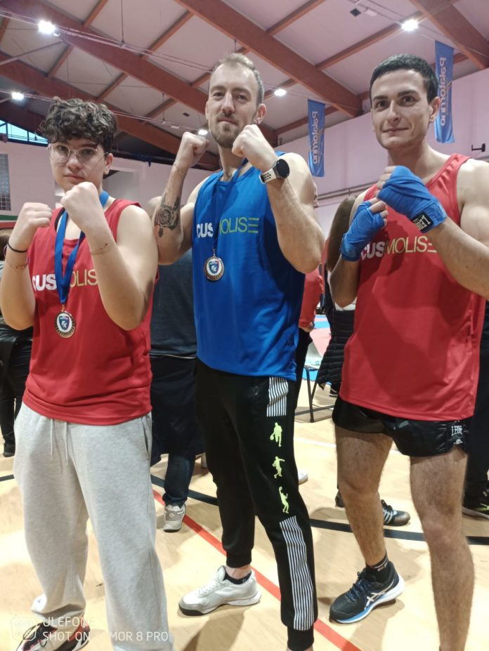 Kick Boxing, esordio positivo per la squadra del Cus Molise guidata da Astorri e Amatuzio