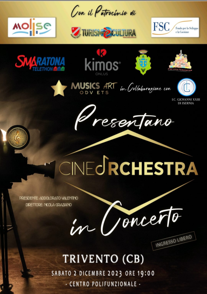 La Proloco Terventum presenta CineOrchestra in concerto