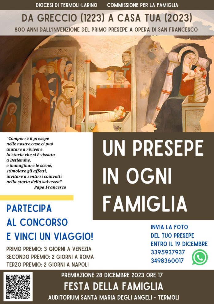 Valorizzare il senso del presepe: la Commissione diocesana promuove il concorso: “Un presepe in ogni famiglia”