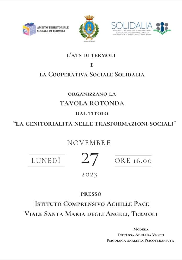 “La genitorialità nelle trasformazioni sociali”: una tavola rotonda per discutere con famiglie e stakeholder sociali
