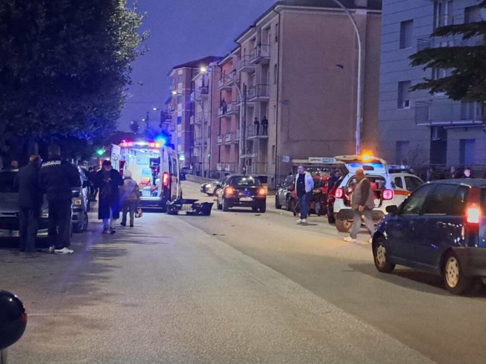 Campobasso – Moto contro auto: centauro finisce in ospedale