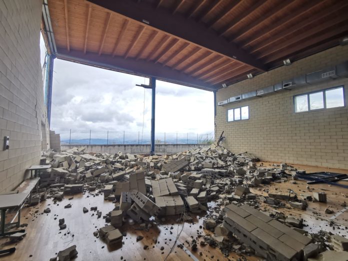 Crollo palestra scuola Casacalenda nel 2023, quattro indagati da Procura Larino
