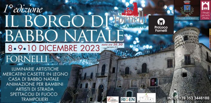 Fornelli, Babbo Natale e gli elfi aspettano i bambini con grandi sorprese