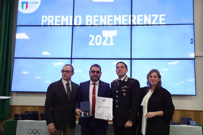 Bocce, Stelle di Bronzo al Merito Sportivo del CONI per i dirigenti Giuseppe Formato e Pasquale Mangione