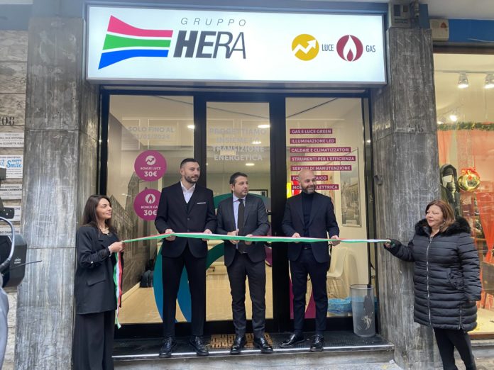 Isernia, taglio del nastro per Hera Com